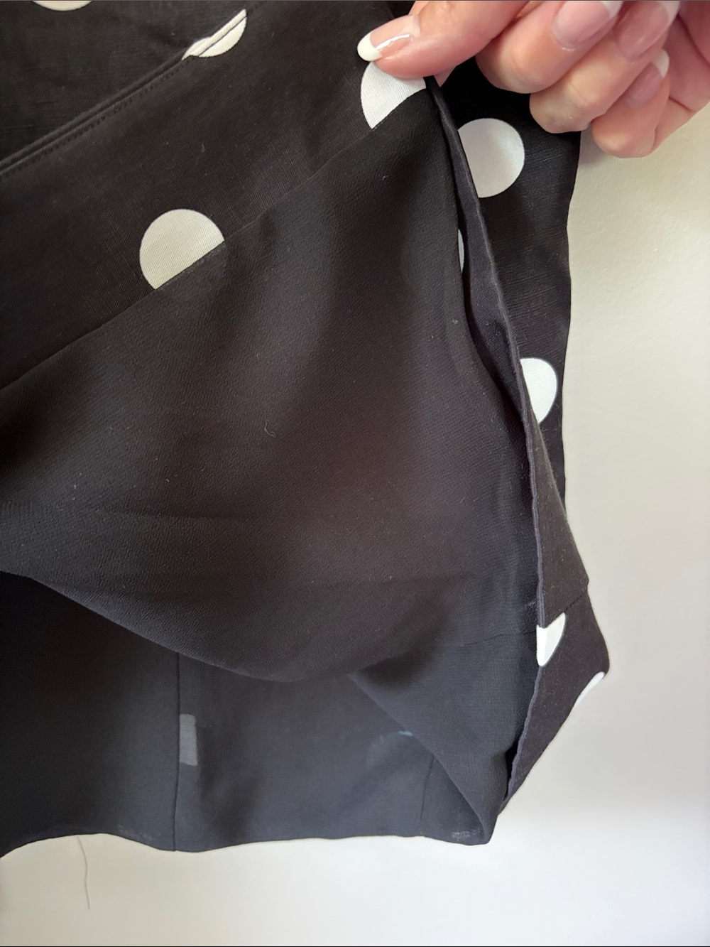 Zara Strapless Polka Dot Midi Dress Medium Black White Cocktail Wedding Guest - Picture 7 of 12
